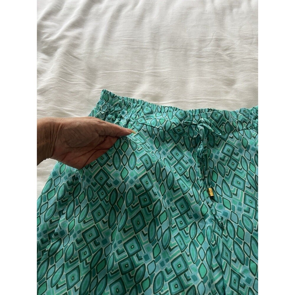 Helen Jon Wide Leg Pull On Boho Pants Sz S Art To Wear Travel Wear Chic Summer - Picture 3 of 7